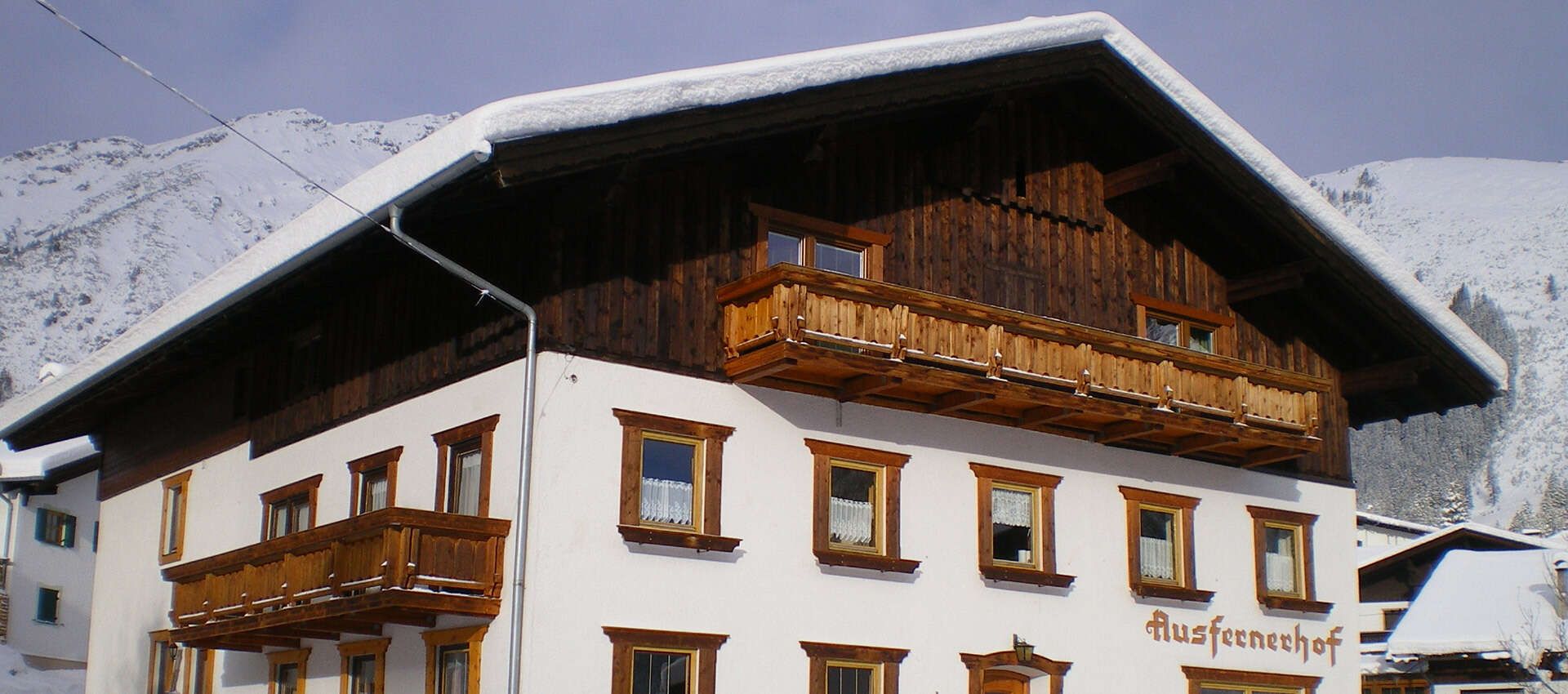 Ausfernerhof with apartments in Berwang in the Zugspitz Arena in Tyrol